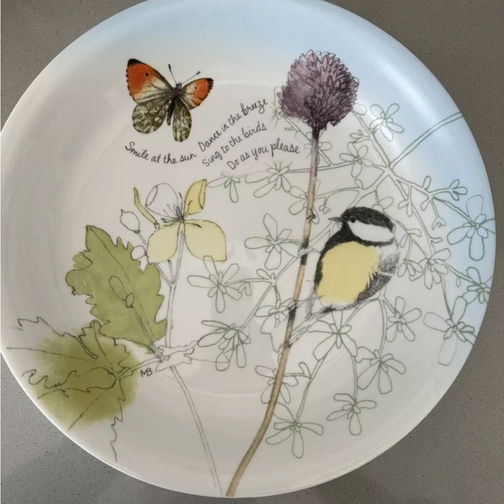 Hallmark Marjolein Bastin Deep Dish Serving Dish/Plate MINT Condition